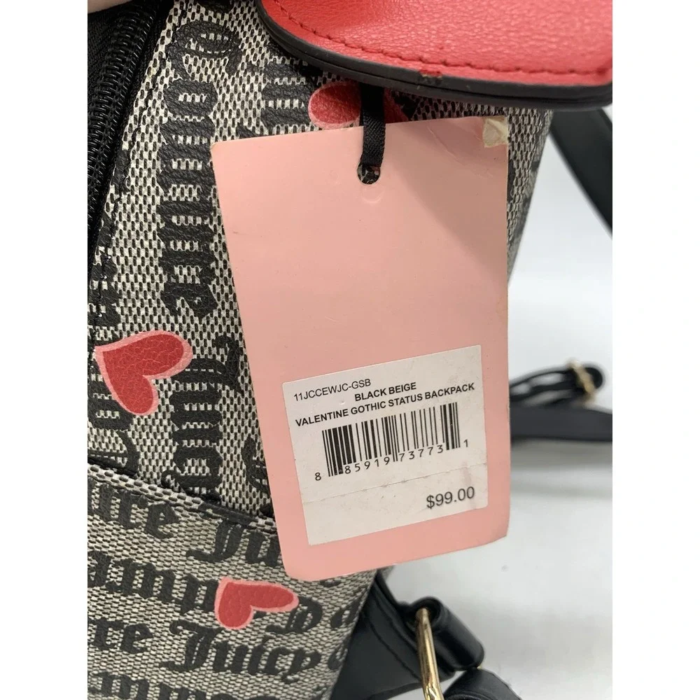 Juicy Couture Bag Valentine Gothic Status Backpack CottageCore Grunge Punk